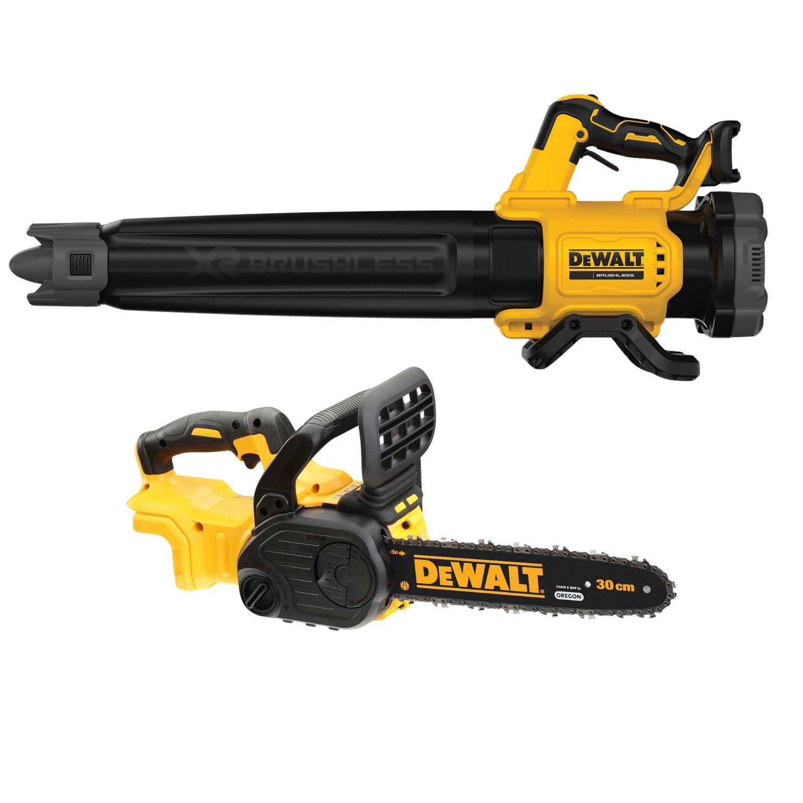 DeWALT Akku-Gebläse DCMBL562N-XJ + Akku-Kettensäge DCM565N-XJ 18V von Dewalt