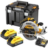 Akku-Handkreissäge 18V DCS573H2T, 2x 5,0 Ah Powerstack und Ladegerät - Dewalt von Dewalt