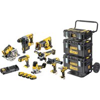 Dewalt - Akku Combopack 18V 8-tlg. 4x 5,0 Ah Akkus + Doppel-Lader im ToughSystem von Dewalt