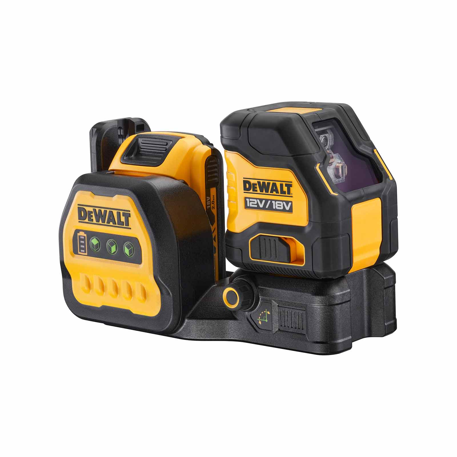 DeWALT Akku-Kreuzlinienlaser Grün DCE088D1G18-QW, Kreuz-, Linienlaser, 18V, 2Ah von Dewalt