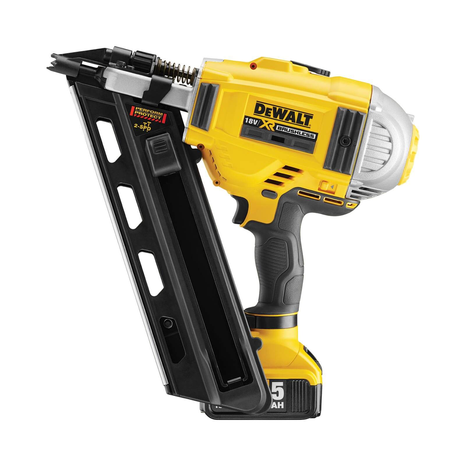 DeWALT Akku-Nagler DCN695P2-QW 18V - Rundkopfnagler, Nagelgerät inkl. Zubehör von Dewalt