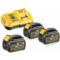 Starter-Set FlexVolt DCB118T3 3x 6,0 DCB546 und 1x Ladegerät DCB118, 54V - Dewalt von Dewalt