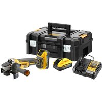 Akku-Winkelschleifer DCG409H2T, 18V, 125mm, 2x 5,0 Ah Powerstack + Lader - Dewalt von Dewalt