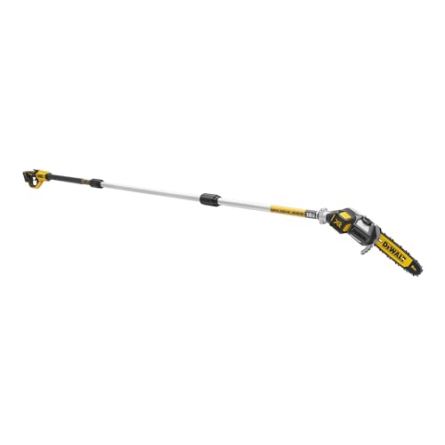 Dewalt 18V Akku-Hochentaster DCMPS567N (bürstenlos, bis zu 3 Meter Arbeitslänge, Schwertlänge 20cm, automatische Kettenschmierung, inkl. Zubehör, Lieferung ohne Akku & Ladegerät) von DEWALT