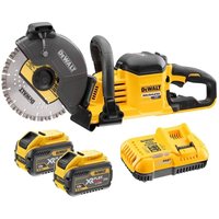 Dewalt - DCS690X2 Akku Trennschleifer 54V / 9Ah FlexVolt - ø 230 mm mit 2 Akkus & Ladegerät von Dewalt