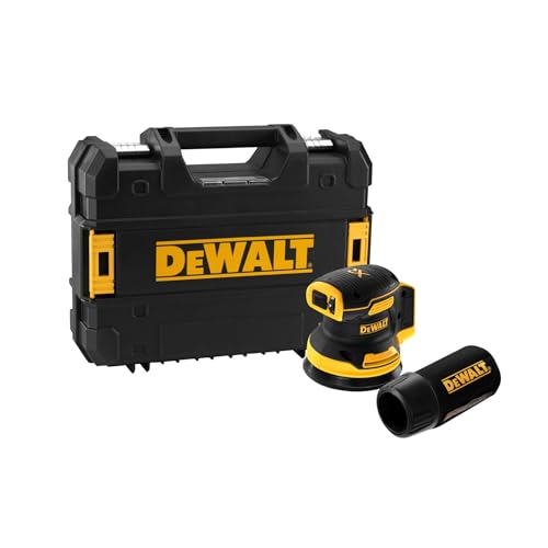 DEWALT 18V XR Akku-Exzenterschleifer mit Bürstenlosem Motor, 125mm Schleifteller, Drehzahlregler, Ergonomisch, Klettsystem, Geringe Vibration, Staubschutz, Solo-Gerät – DCW210NT-XJ DEWALT 18V XR Akku-Exzenterschleifer mit Bürstenlosem Motor, 125mm Schleifteller, Drehzahlregler, Ergonomisch, Klettsystem, Geringe Vibration, Staubschutz, Solo-Gerät – DCW210NT-XJ von DEWALT