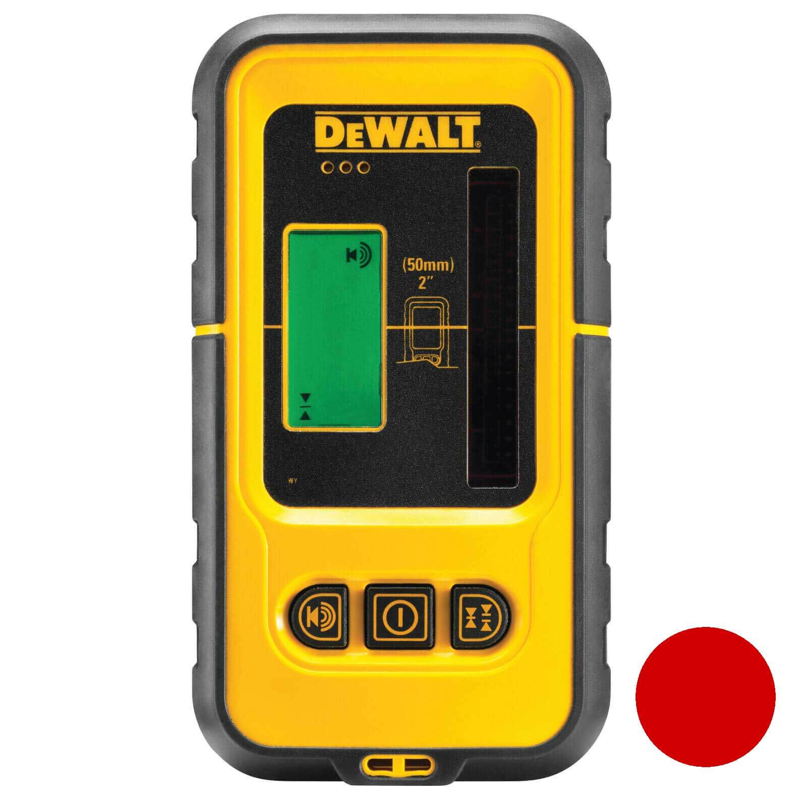 DeWALT Empfänger DE0892-XJ für rote Linien-Laser, DW088 + DW089 - Reichweite 50m von Dewalt