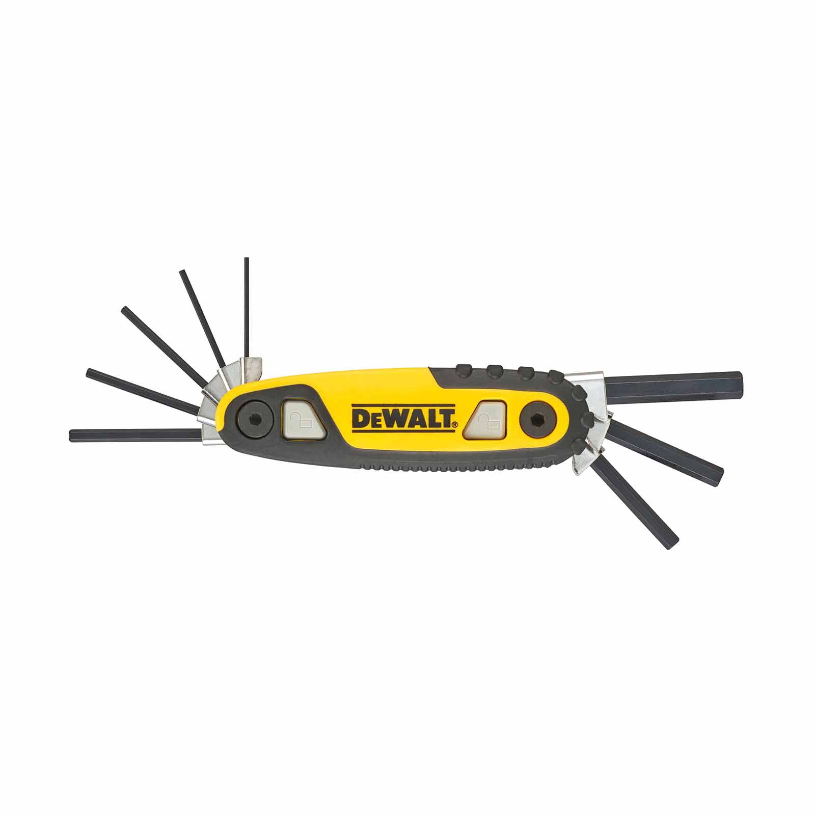 DeWALT Innen-Sechskantschlüssel DWHT0-70263 8-teilig, Schlüsselschrauben 1,5-8mm von Dewalt