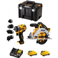 Dewalt - Kit D12K207 (DCS512 + DCD703 + 2 x 3,0 Ah + DCB107 + tstak vi) von Dewalt