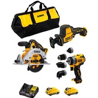 Dewalt - Kit D12K302 (DCS512 + DCS312 + DCD703 + 2 x 3,0 Ah + DCB107 + Tasche) von Dewalt