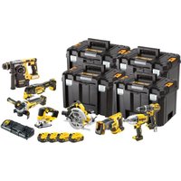 Dewalt - Akku Kombopack DCK865P4T: 18 Volt - 8 Geräte, 4x 5,0 Ah + Doppelladegerät von Dewalt