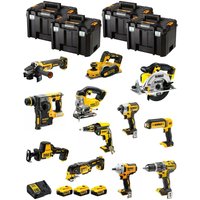 Dewalt - Kit DWK1200T (DCD796+DCH273+DCG405+DCF887+DCF894+DCS331+DCS391+ DCS355+DCP580+DCS369+DCL050+DCF620+3x5,0Ah+DCB115) von Dewalt