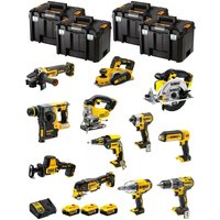 Dewalt - Kit DWK1202T (DCD796+DCH273+DCG405+DCF887+DCF899H+DCS331+DCS391+ DCS355+DCP580+DCS369+DCL050+DCF620+3x5,0Ah+DCB115+4xTVI) von Dewalt