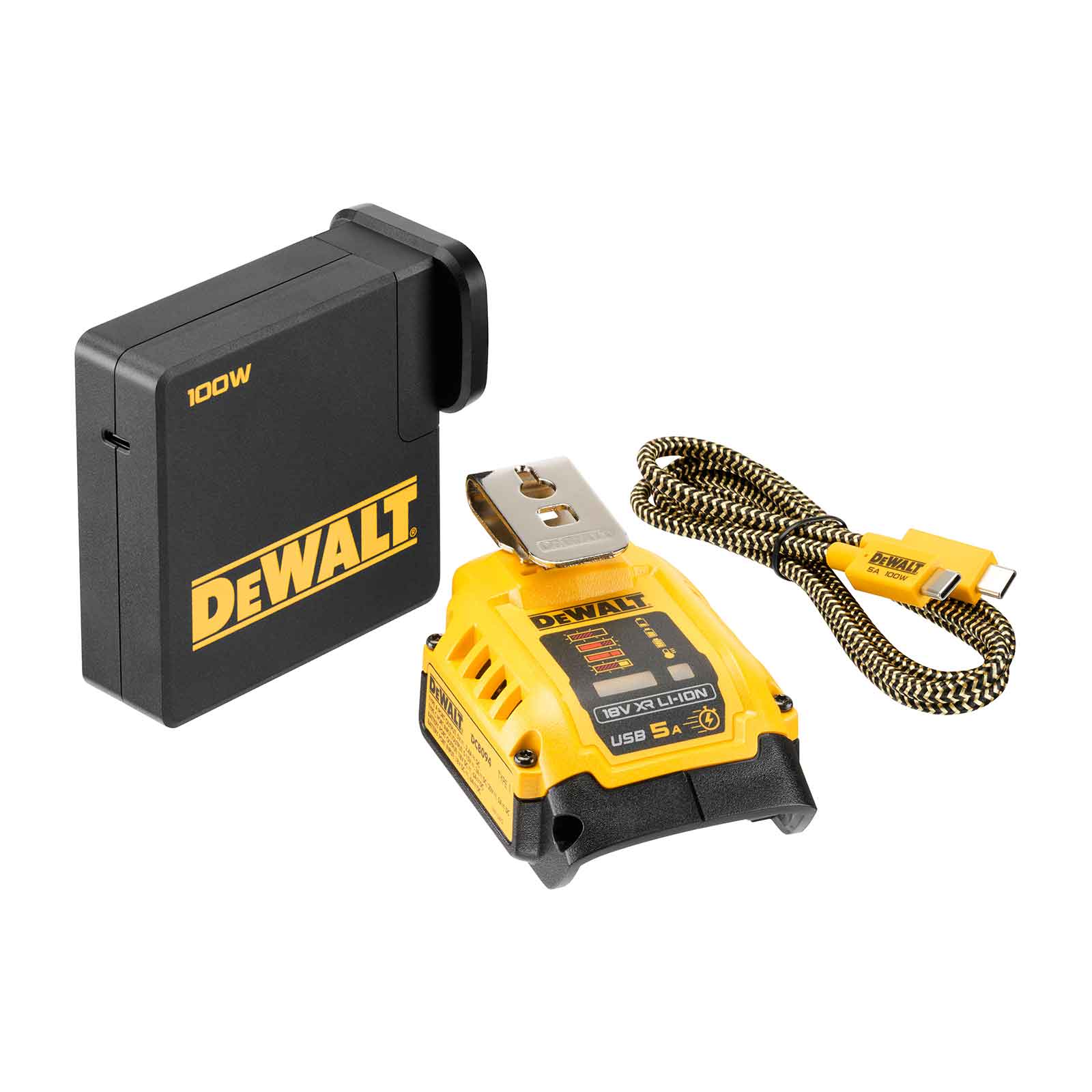 DeWALT Kombi-Ladegerät mit Powerbank-Funktion DCB094K-QW für 18 und 54 Volt Akku von Dewalt