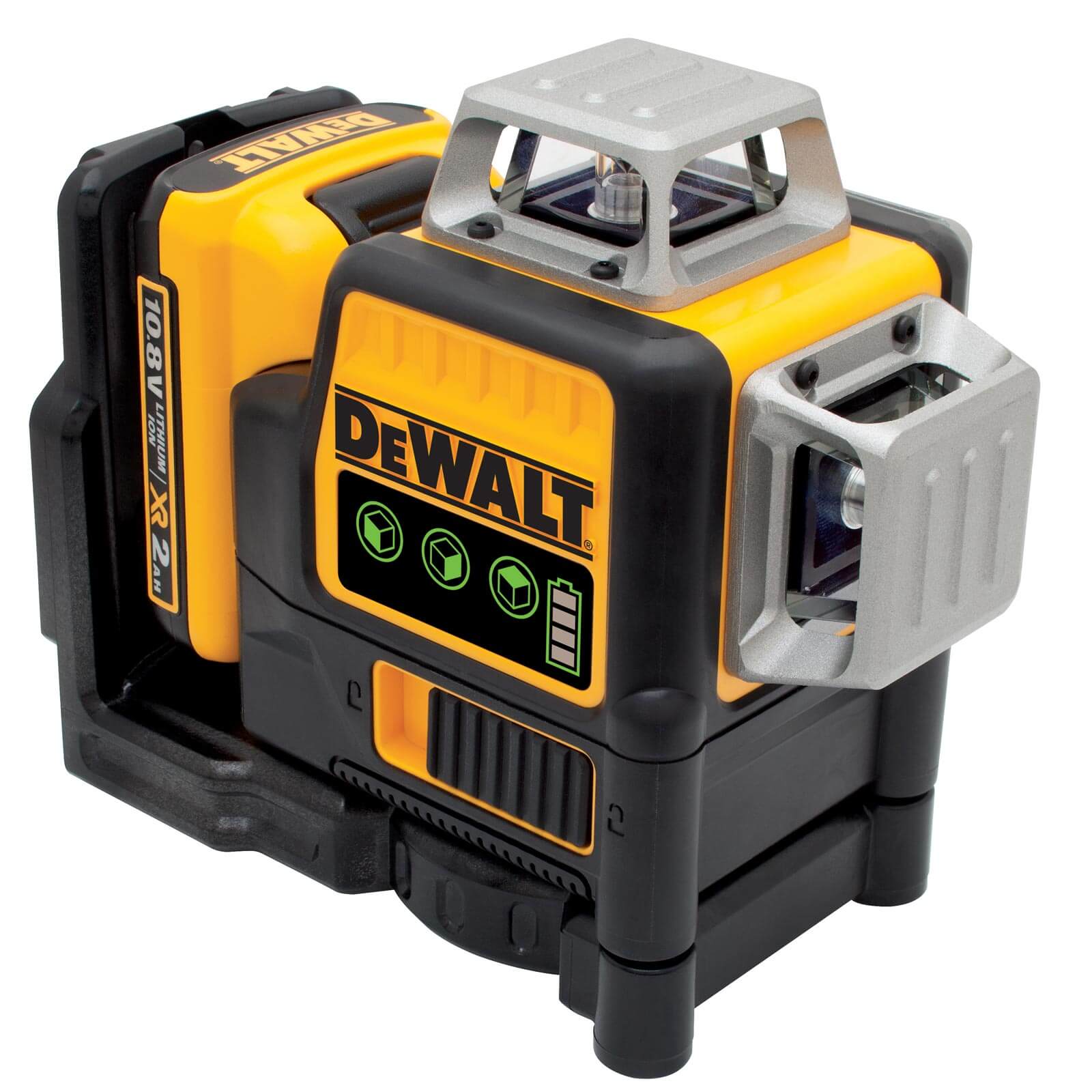 DeWALT Multilinienlaser DCE089D1G-QW 3x 360 Grad grün - Laser im Set 10,8 V 2 Ah von Dewalt