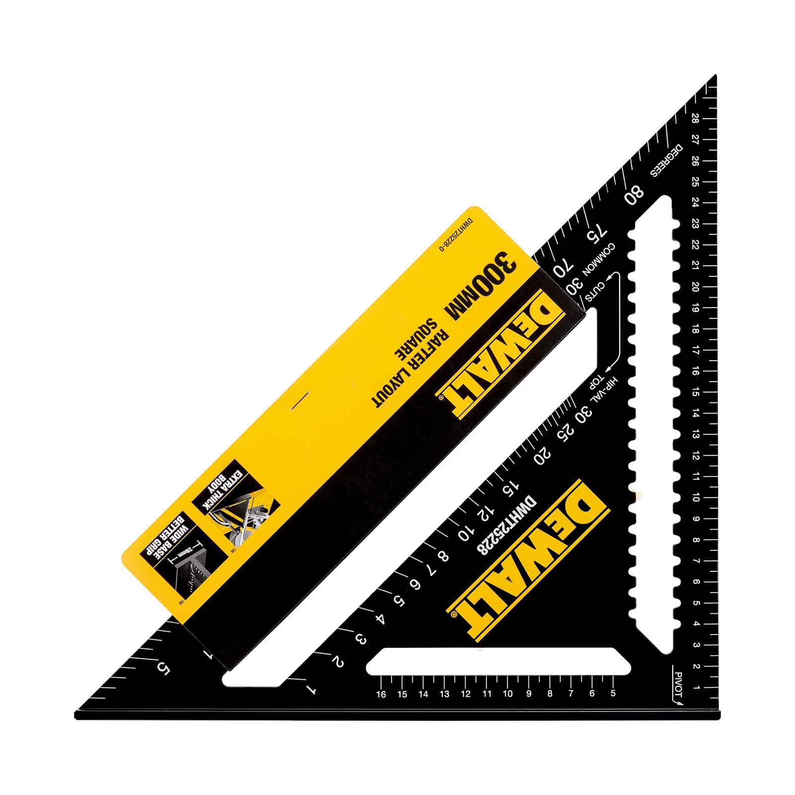 DeWALT Speed Square Anschlagwinkel 30 cm - Multi-Konstruktionsdreieck aus Alu von Dewalt