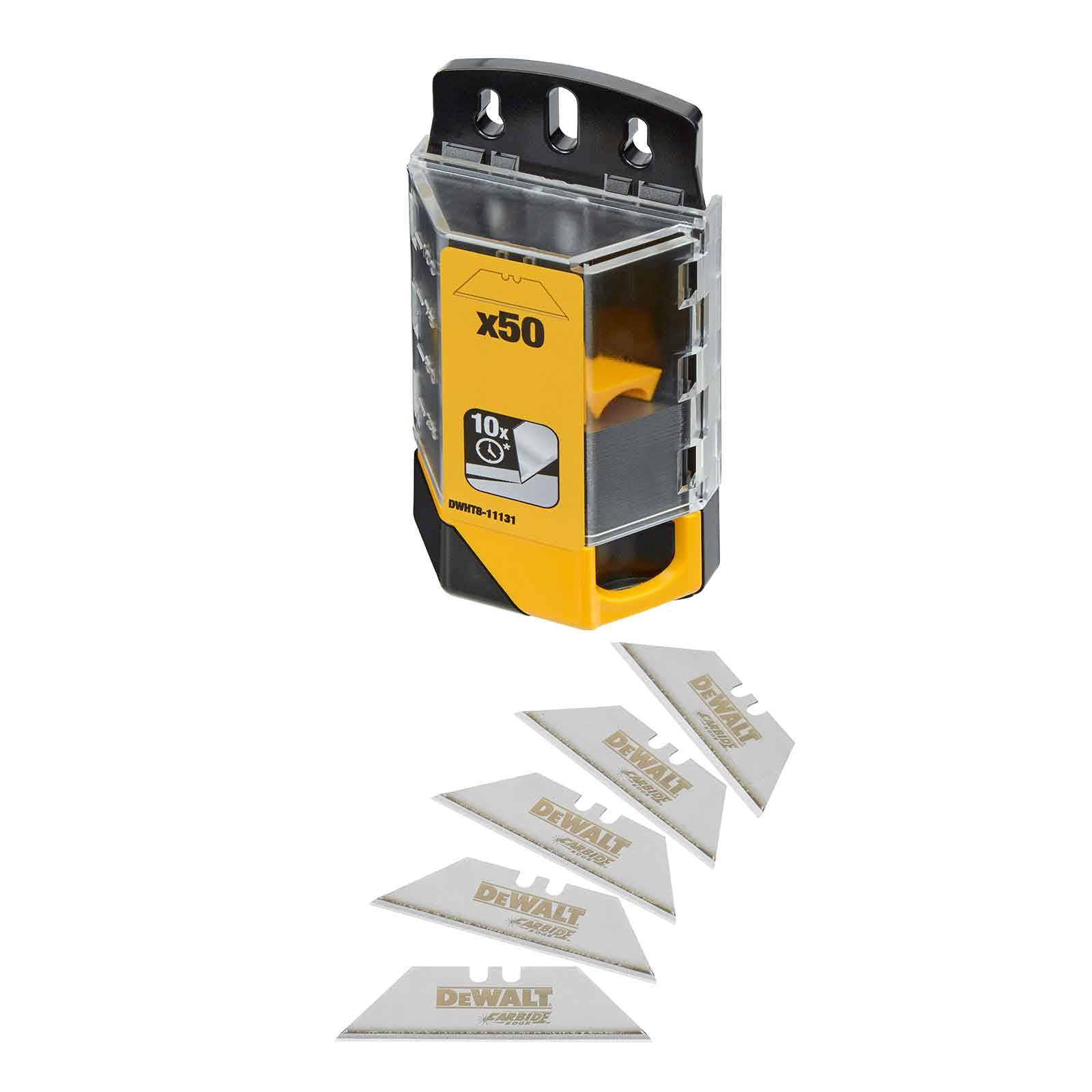 DeWALT Universal-Trapezklingen DWHT8-11131, Trapez Klingen Wolframcarbid, 50 Stk von Dewalt