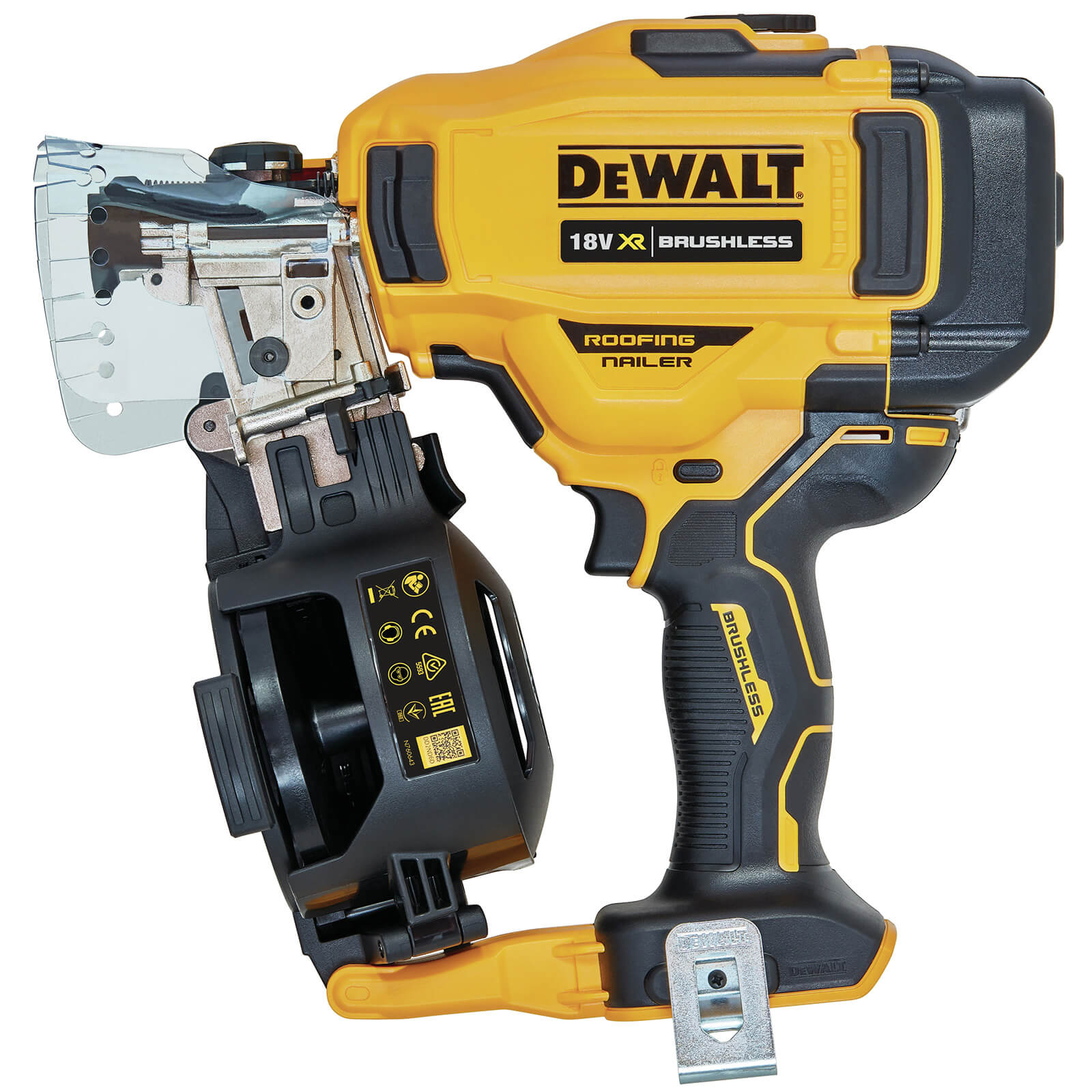 DeWalt Akku-Dachpappennagler DCN45RNNT-XJ, Rillennagler inkl. T-Stak Box - 18V von Dewalt