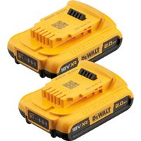 DEWALT Akku-Set, 2 Akkus 18V / 2,0Ah von Dewalt