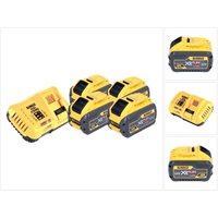DeWalt DCB 118 Y4 Akku Starter Set 18 V / 54 V 4x XR FLEXVOLT Akku 12 Ah + Ladegerät DeWalt DCB 118 Y4 Akku Starter Set 18 V / 54 V 4x XR FLEXVOLT Akku 12 Ah + Ladegerät von Dewalt