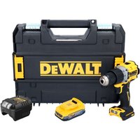 DeWalt DCD 805 E1T Akku Schlagbohrschrauber 18 V 90 Nm Brushless + 1x Powerstack Akku 1,7 Ah + Ladegerät + TSTAK von Dewalt