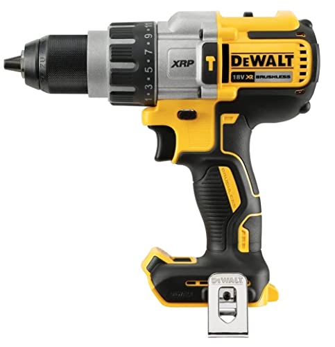 Dewalt 18 Volt 3-Gang Akku-Schlagbohrschrauber DCD996NT (3-Gang Vollmetallgetriebe, Sicherheitselektronik, elektronische Drehzahlregulierung, 11-stufiges Drehmoment, ohne Akku und Ladegerät) von Dewalt