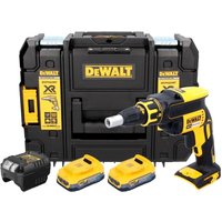 DeWalt DCF 620 E2T Akku Trockenbauschrauber 18 V 30 Nm Brushless + 2x Powerstack Akku 1,7 Ah + Ladegerät + TSTAK DeWalt DCF 620 E2T Akku Trockenbauschrauber 18 V 30 Nm Brushless + 2x Powerstack Akku 1,7 Ah + Ladegerät + TSTAK von Dewalt