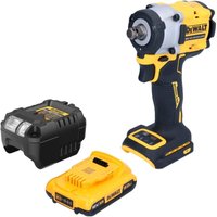 DeWalt DCF 921 D1 Akku Schlagschrauber 18 V 400 Nm 1/2" Brushless + 1x Akku 2,0 Ah + Ladegerät von Dewalt