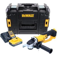 DeWalt DCG 412 H1T Akku Winkelschleifer 18 V 125 mm + 1x Powerstack Akku 5,0 Ah + Ladegerät + TSTAK DeWalt DCG 412 H1T Akku Winkelschleifer 18 V 125 mm + 1x Powerstack Akku 5,0 Ah + Ladegerät + TSTAK von Dewalt