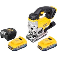 DeWalt DCS 331 E2 Akku Stichsäge 18 V + 2x Powerstack Akku 1,7 Ah + Ladegerät DeWalt DCS 331 E2 Akku Stichsäge 18 V + 2x Powerstack Akku 1,7 Ah + Ladegerät von Dewalt