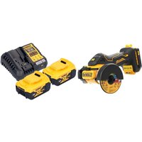 DeWalt DCS 438 P2 Akku Multimaterialschneider 18 V 76 mm Brushless + 2x Akku 5,0 Ah + Ladegerät von Dewalt