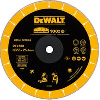 DEWALT Diamanttrennscheibe Metall 355x25,4 mm DT3752-QZ von Dewalt