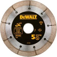DEWALT Diamanttrennscheibe Sandwich 125x22,2 mm DT3758-QZ von Dewalt