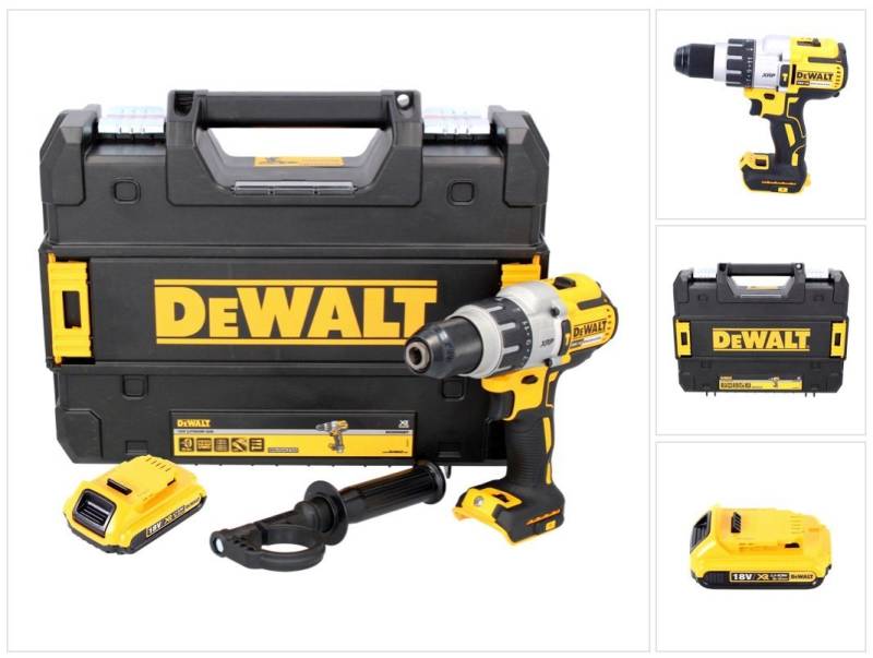 DeWalt Schlagbohrmaschine DCD 996 NT Akku Schlagbohrschrauber 18 V 95 Nm Brushless + 1x Akku 2 von Dewalt