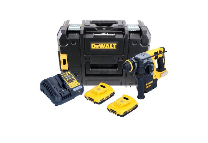 DeWalt Schlagbohrmaschine DCH 273 D2 Akku Kombihammer 18V 2,1J SDS-Plus Brushless + 2x Akku 2,0 von Dewalt