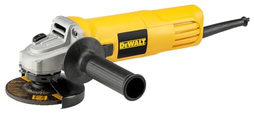 Dewalt 950 Watt Winkelschleifer DWE4117 (125mm, mit Sanftanlauf & Wiederanlaufschutz, für alle Standard-Trenn,- Schleif- und Schrupparbeiten, inkl. Schutzabdeckung, Zusatzhandgriff und Zubehör) von DEWALT