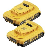 DEWALT DCB183D2-XJ Werkzeug-Akku 18V 2Ah Li-Ion von Dewalt