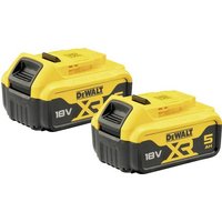DEWALT DCB184P2-XJ Werkzeug-Akku 18V 5Ah Li-Ion von Dewalt