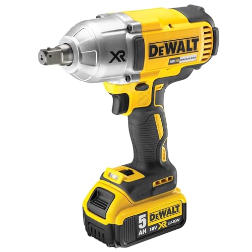 DEWALT DCF899P2-GB Schlagschrauber, 950 Nm + 2 Akkus 18 V, 5 Ah Li-Ion, inkl. Koffer, Norm von DeWalt