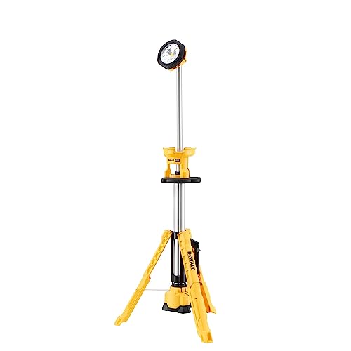DEWALT LED Akku-Baustellenstrahler (18 Volt XR ausziehbar bis 2.20 m, extrem leistungsstark, dreistufige Lichtstärkeneinstellung, dreh- und neigbar, Lieferung ohne Akku & Ladegerät) DCL079 DEWALT LED Akku-Baustellenstrahler (18 Volt XR ausziehbar bis 2.20 m, extrem leistungsstark, dreistufige Lichtstärkeneinstellung, dreh- und neigbar, Lieferung ohne Akku & Ladegerät) DCL079 von DEWALT