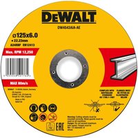 Dewalt - High Performance Schruppscheibe 125x6x22,23mm Metall Typ 42 (gekröpft) DW4543AIA-AE Dewalt - High Performance Schruppscheibe 125x6x22,23mm Metall Typ 42 (gekröpft) DW4543AIA-AE von Dewalt