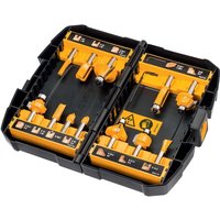 Hartmetall (hm) Fräser-Set 12-tlg mit 8 mm Schaft DT90016-QZ - Dewalt von Dewalt