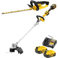 Dewalt Garten-Set DCMHT563N-XJ + DCMST461N-XJ 2x 5,0 Ah + Ladegerät von Dewalt