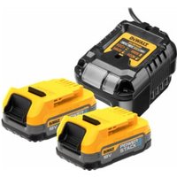 Dewalt Powerstack Akku, 18V / 1,7Ah, 2er-Set +Ladegerät DCB1102 Dewalt Powerstack Akku, 18V / 1,7Ah, 2er-Set +Ladegerät DCB1102 von Dewalt