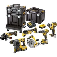 Dewalt - Werkzeuge - Akku-Werkzeug-Set, 13-teilig, mit Akkus und Ladegerät DCK685P3T von Dewalt
