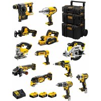 Dewalt - Kit DWK1202 (DCD796+DCH273+DCG405+DCF887+DCF899H+DCS331+DCS391+ DCS355+DCP580+DCS369+DCL050+DCF620+3x5,0Ah+DCB115+Caddy) von Dewalt