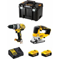 Dewalt - Kit DWK215 (DCD996 + DCS334 + 2 x 5,0 Ah + DCB115 + tstak vi) von Dewalt