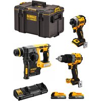 Dewalt - Kit DWK308PS (DCH273 + DCF850 + DCD805 + 2 x 1,7 Ah + DCB132 + DS400) von Dewalt