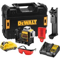 Laser 3x360 ° 10.8V 2.0Ah Dewalt Roter Strahl + Akku und Ladegerät - DCE089D1R von Dewalt