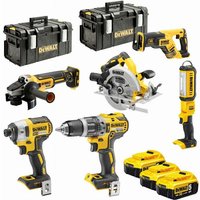 Packung mit 6 Dewalt xr 18V 5Ah Li-Ion-Werkzeugen - DCK623P3 von Dewalt